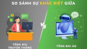 Tổng đài ảo và tổng đài truyền thống có những khác biệt cơ bản về cách thức vận hành