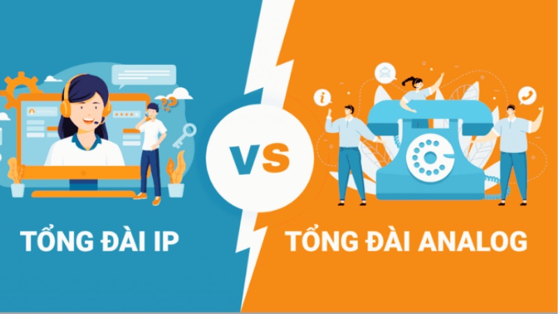 Tổng đài ảo Voip và analog có nhiều điểm khác nhau