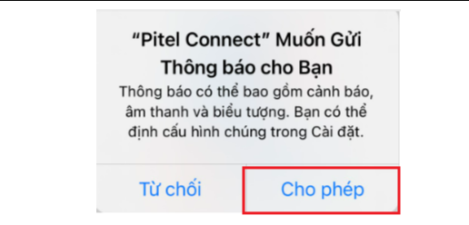 cấp quyền thông báo