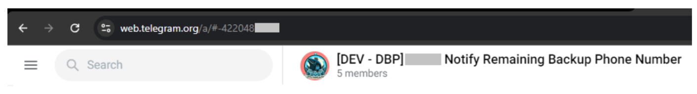 ID group telegram