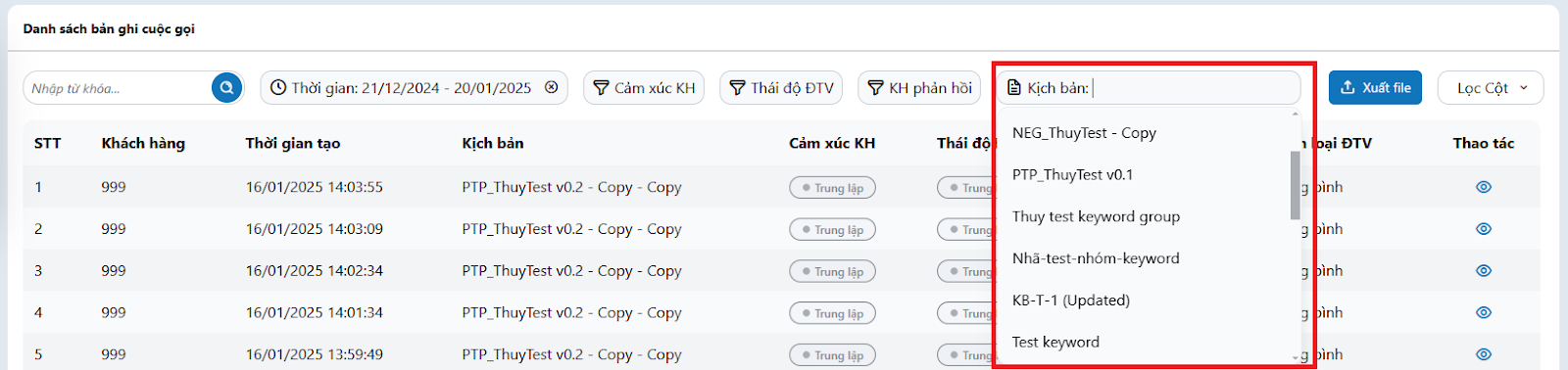 Kịch bản