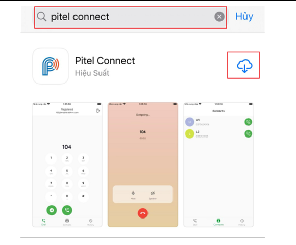 pitel connect trên app store