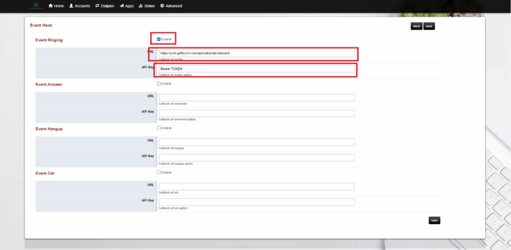 tích hợp tổng đài Tel4VN trên Getfly CRM